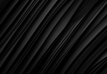 Obraz premium Sleek black waves create modern and elegant texture, perfect for backgrounds or design projects. flowing lines add depth and sophistication to any visual presentation