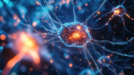 Quantum Simulation of Neuron Activity in the Brain