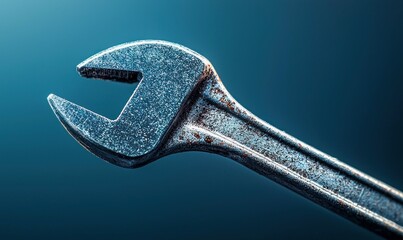 Vintage Wrench Close-Up