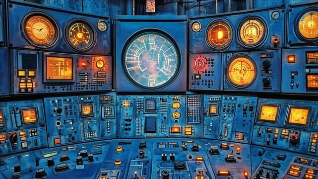 A computer monitor with a clock on it