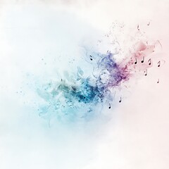 Obraz premium Musical inspiration abstract art of sound waves digital canvas colorful aesthetics artistic viewpoint