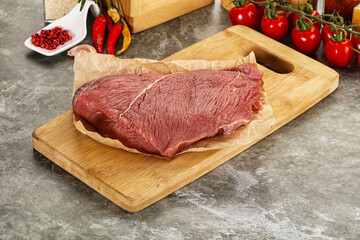 Raw beef meat shoulder for cooking