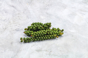 Green pepper corn on the branch