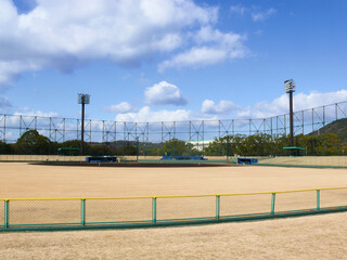 スポーツ公園の野球場