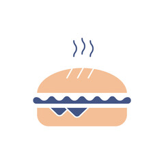 sandwich icons  symbol vector elements for infographic web