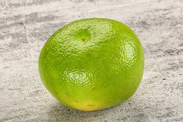 Green ripe fruit sweetie citrus
