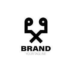 Fitness Logo. Fitness Logo Design. Fitness Logo Brand. Fitness Logo Vector Design Isolated on White Background