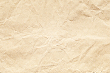 Brown crumpled paper material texture