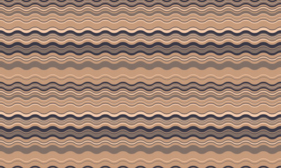 Abstract wavy stripes background.  Neutral earth tones create a calming, textured design perfect for websites, packaging, or textile prints.