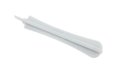plastic spatula for disassembling the case of phones and laptops, isolated from the background