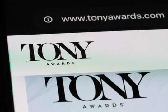 Shanghai,China-March 13th 2025: Tony Awards logo
