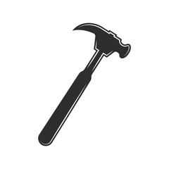 Hammer logo icon vector flat design