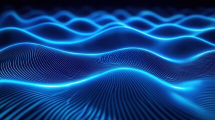 Supercooled Quantum Fluid Forming Intricate Wave Patterns