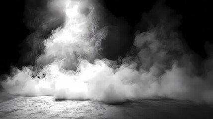 abstract smoke clouds