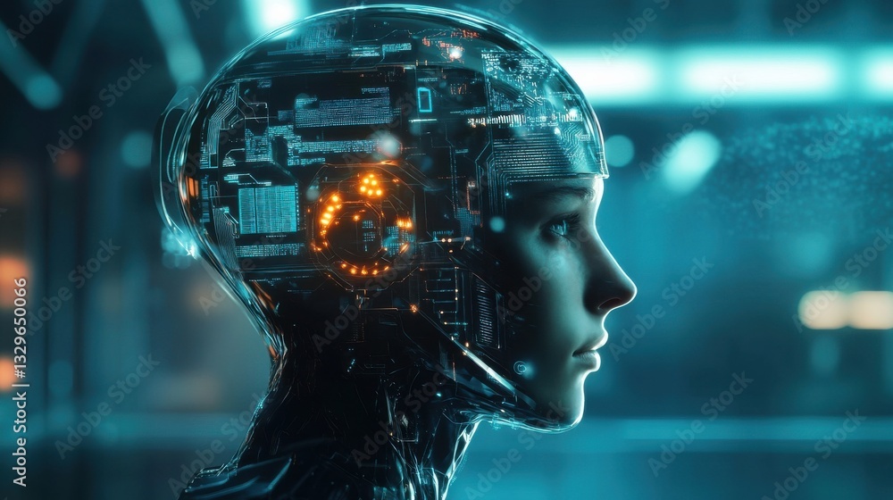 Wall mural quantum-enhanced brain-computer interface control