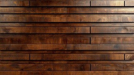 Obraz premium Dark-stained wooden wall with horizontal lines, ideal for a warm, earthy background.