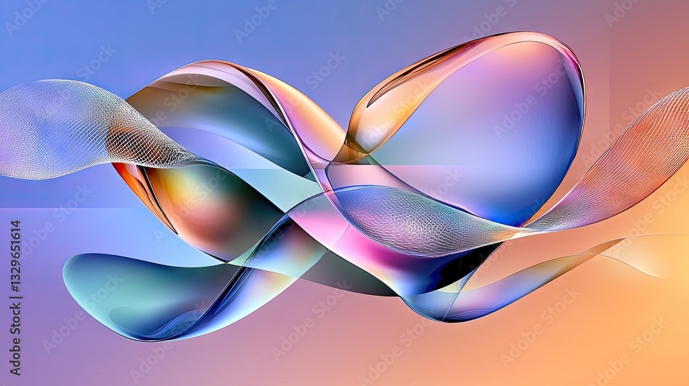Aufkleber digital art background with a grunge spray effect and a deep, moody color gradient.