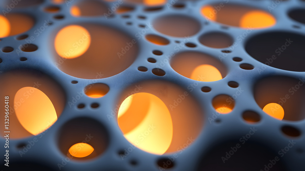 Poster water droplets creating beautiful fractal patterns in a dark studio lit to emphasize their intricate