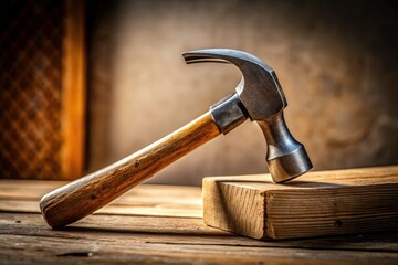 Minimalist Hammer & Chisel Still Life Photography: Tools, Craftsmanship, Construction, DIY