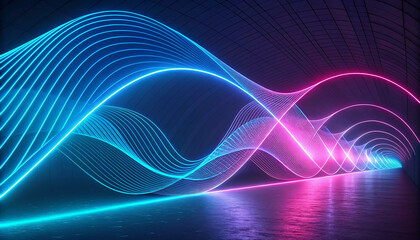 Soft textures and sparkles adorn this abstract watercolor background with a vivid gradient of pink, purple, blue, and yellow colors.
