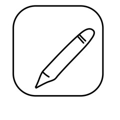 drawing tools line icons
