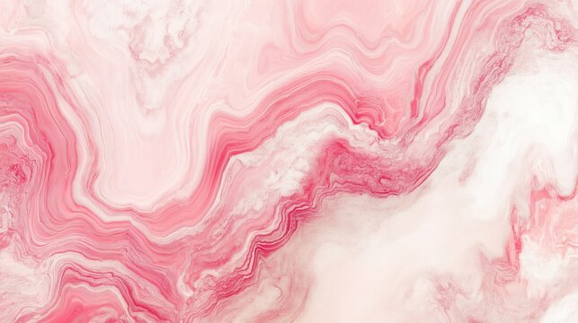 Elegant thulite stone background with soft pink and white swirling patterns