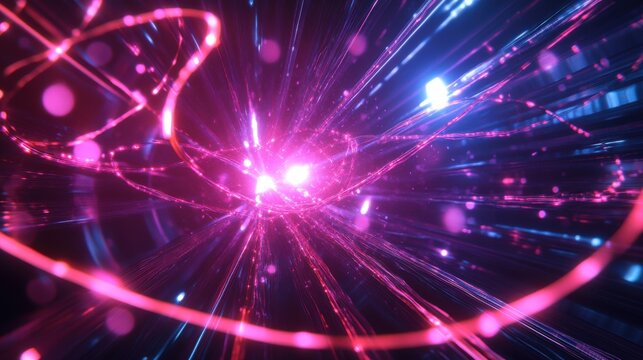 Quantum System Glowing with Dynamic Qubit Light