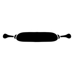 Obraz premium rolling pin bakery tool