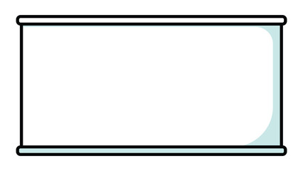 Obraz premium minimalist whiteboard presentation screen vector