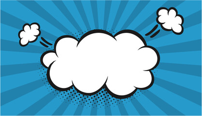 comic bubble speech pop art background