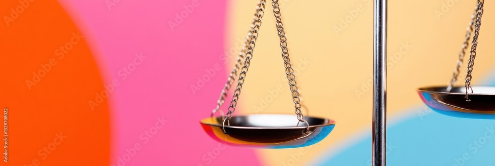Aufkleber vibrant digital governance visualized minimalist justice scale dashboard revealing legal analytics i