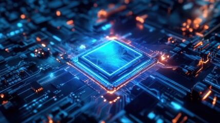 Quantum Chip Placed under Superconducting Magnetic