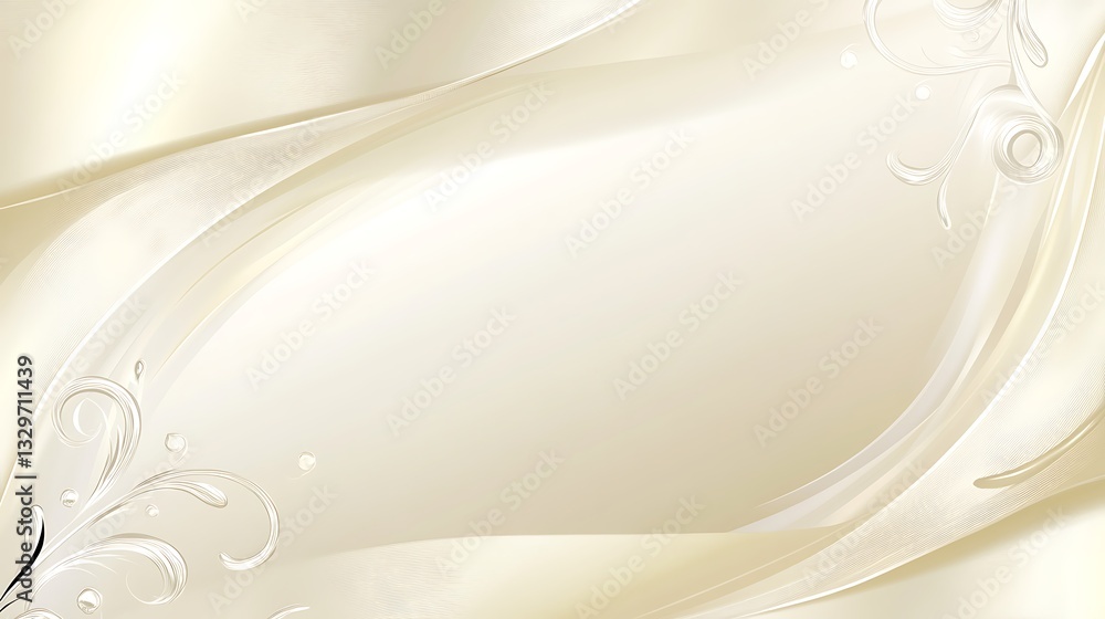 Poster an elegant abstract background with delicate swirls and patterns