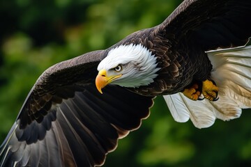 Fototapeta premium eagle flying in the air