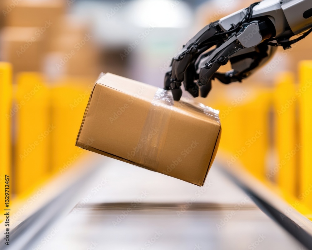 Poster Hyperautomation in Logistics Precision Robotic Sorting with Next-Gen AI-Driven Warehouse Automation Transforming Supply Chain Efficiency