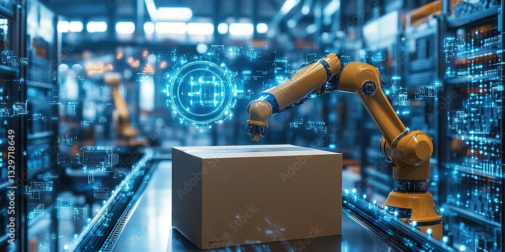 Aufkleber automation technology enhances warehouse operations with robotic arms and advanced imaging systems f