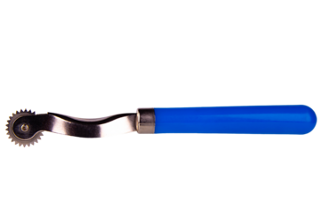 sewing tracing wheel for clothing isolated on white, transparent background. png file