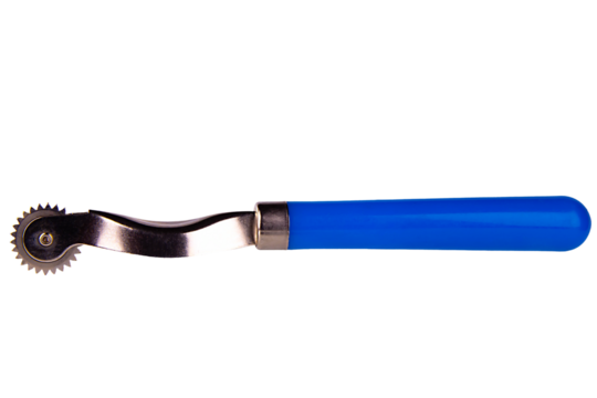 sewing tracing wheel for clothing isolated on white, transparent background. png file