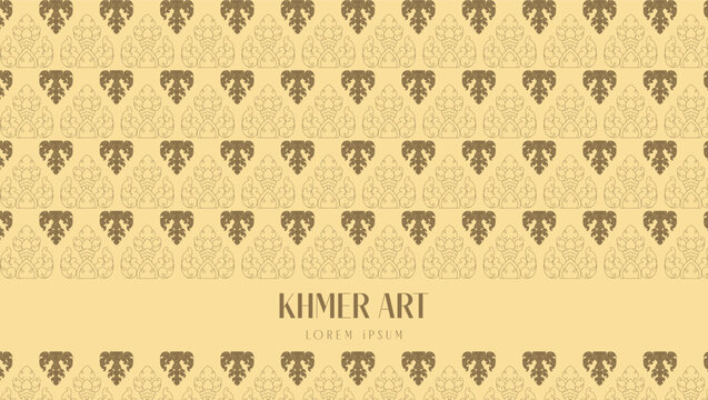 Khmer ornament, Khmer art, Kbach Khmer
