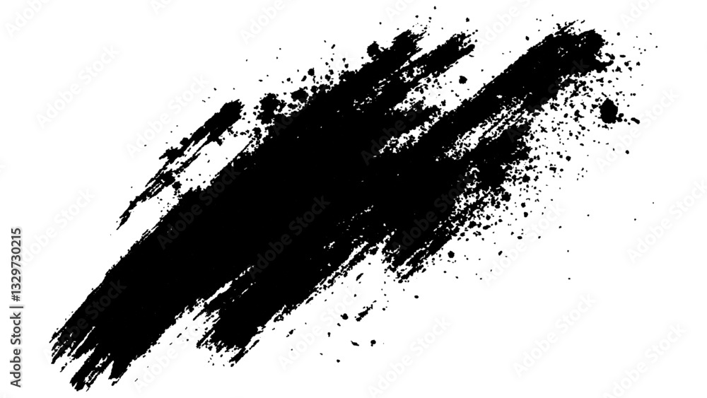 Poster vector black and white with grunge style, scratch and texture elements for design. abstract black an