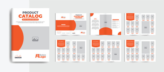 Editable Fashion Product Catalog Design
