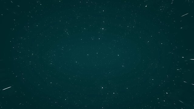 Flying Through Space Animated Background