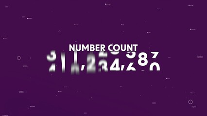 Animated Number Counter Display