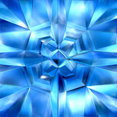 Creative blue square tile graphics