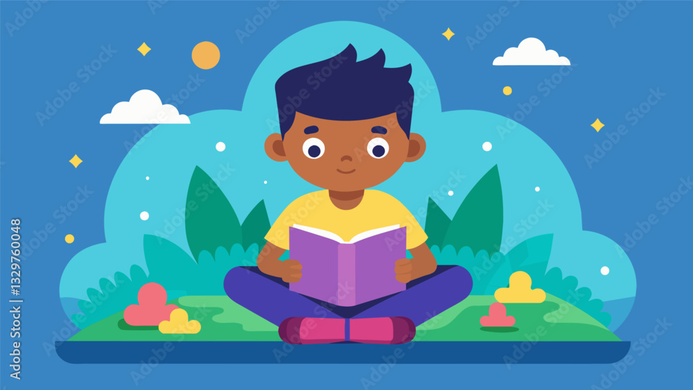Poster a storybased app featuring interactive tales that help kids understand their emotions and learn to m