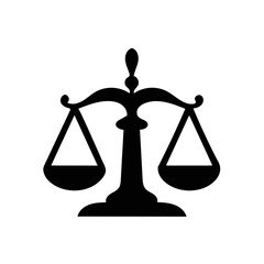 A balanced scale icon 