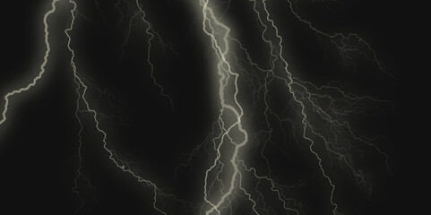 Mountainous Cumulus Clouds Boiling in the Summer Sky. White cloudiness, mist or smog overlay backgrounds. Wide sky and clouds dark tone. Dark cloud at evening sky with thunder bolt.