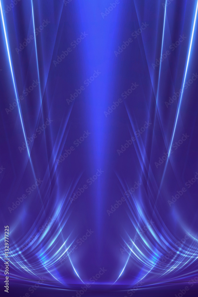 Canvas Prints abstract neon background with bright elements.