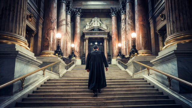 Judge Walking In