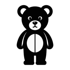Teddy bear silhouette 